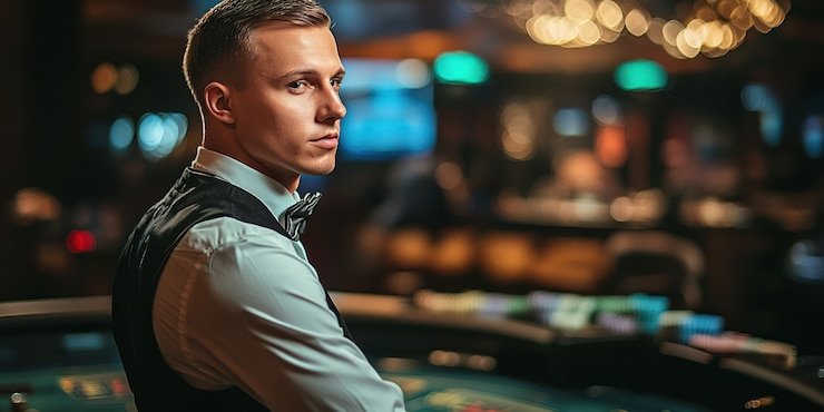Meja Ceme Online di platform morgpie menampilkan kartu domino dan posisi bandar